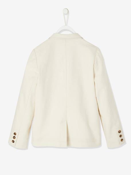 Veste de cérémonie garçon en coton/lin beige clair+bleu+marine foncé+vert sauge 4 - vertbaudet enfant 