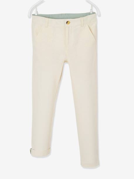 Garçon-Pantalon chino garçon en coton/lin