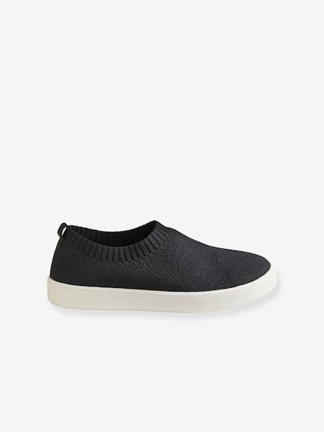 Baskets slip-on fille éco-responsables noir 2 - vertbaudet enfant 