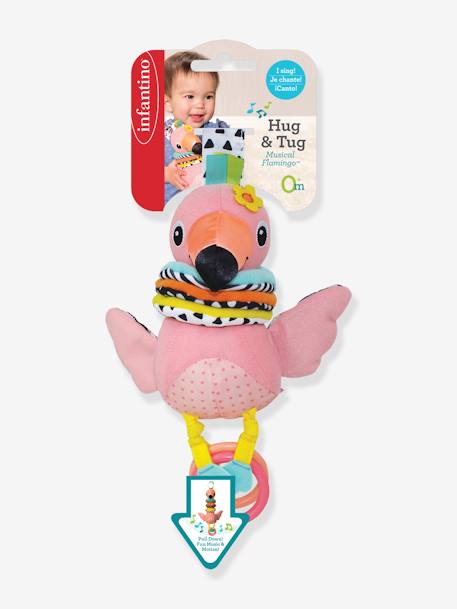 Boîte à musique Flamand Rose INFANTINO rose 2 - vertbaudet enfant 