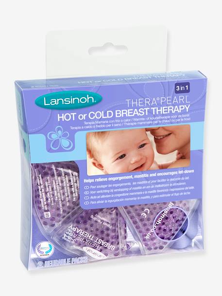 Compresses apaisantes 3en1 LANSINOH blanc 3 - vertbaudet enfant 