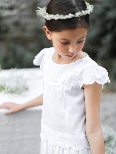 Ensemble cérémonie Anouk CYRILLUS Blanc doux 3 - vertbaudet enfant 