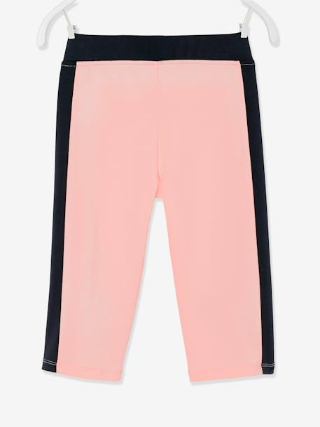 Legging de sport mi- mollet fille en matière technique rose pâle 3 - vertbaudet enfant 