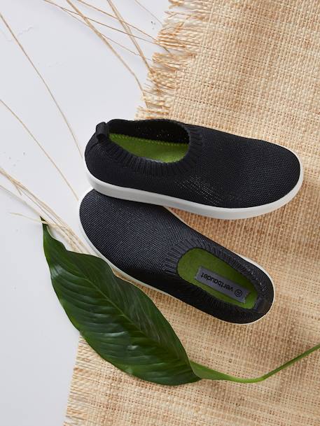 Baskets slip-on fille éco-responsables noir 6 - vertbaudet enfant 