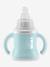 Tasse d'apprentissage BEABA 'Evoluclip' 3 en 1 airy green+old pink 1 - vertbaudet enfant 