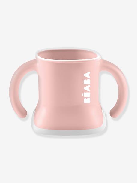 Tasse d'apprentissage BEABA 'Evoluclip' 3 en 1 airy green+old pink 4 - vertbaudet enfant 