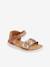 Sandales cuir fille collection maternelle marron 1 - vertbaudet enfant 