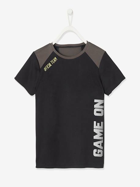 T-shirt de sport garçon matière technique effet colorblock  - vertbaudet enfant