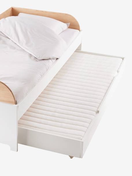 Matelas enfant anti-acariens spécial tiroir-lit blanc 3 - vertbaudet enfant 