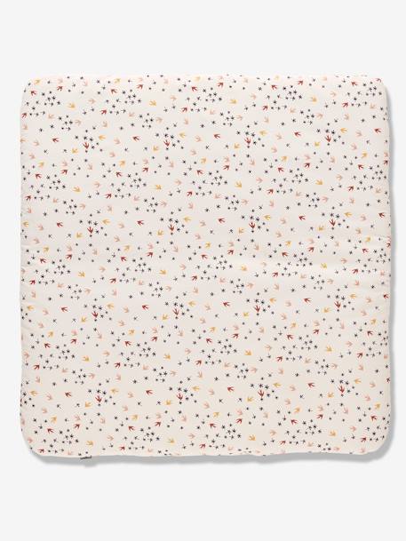 Tapis de sol carré Hirondelles BLANC CLAIR UNI AVEC DECOR 1 - vertbaudet enfant 