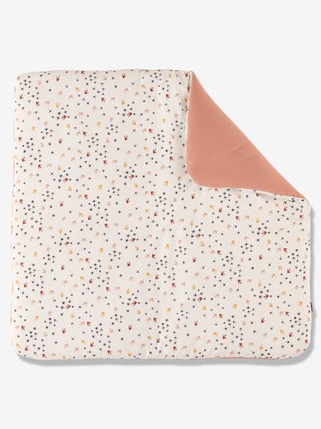 Tapis de sol carré Hirondelles BLANC CLAIR UNI AVEC DECOR 3 - vertbaudet enfant 