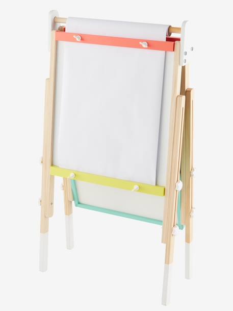 Tableau pliable et réglable en hauteur 3 en 1 en bois FSC® multicolore+Rose 10 - vertbaudet enfant 