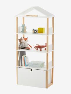 Etagère bibliothèque "maison" LIGNE WOODY  - vertbaudet enfant