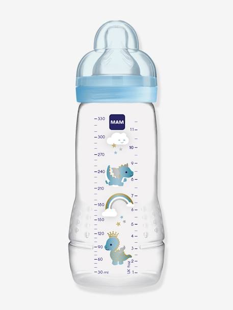 Biberon 330 ml MAM Easy Active 2e âge Pattern Beige+Bleu+Rose 2 - vertbaudet enfant 