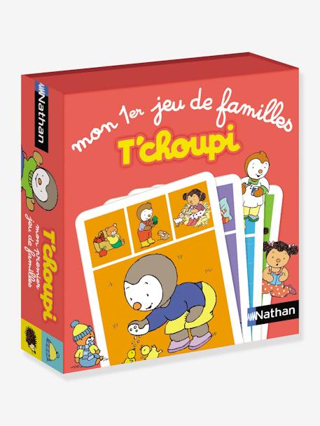 Mon premier jeu de familles T'choupi NATHAN Rouge 3 - vertbaudet enfant 