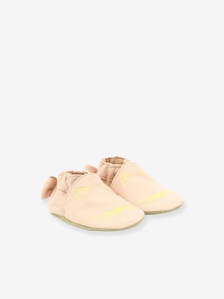 Chaussons Soft Soles Goldy Cat ROBEEZ© marine+rose clair 7 - vertbaudet enfant 