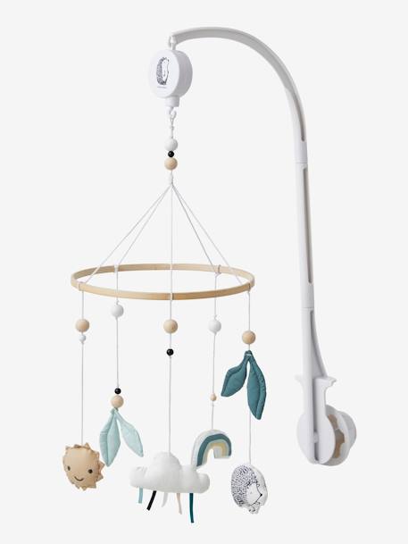 Mobile musical LOVELY NATURE avec jouets en coton bio* vert 6 - vertbaudet enfant 