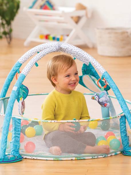 Tapis d'éveil transformable en aire à balles Infantino Vert 3 - vertbaudet enfant 