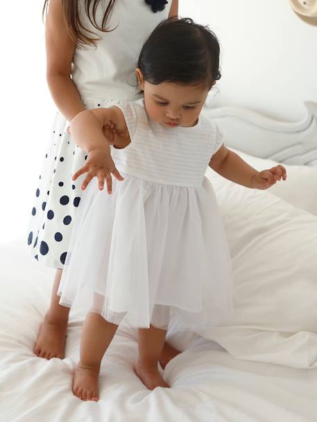 Bébé-Robe de cérémonie bébé avec tulle