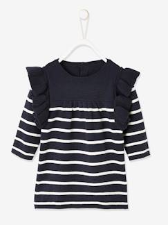 Bébé-Robe, jupe-Robe marinière bébé fille