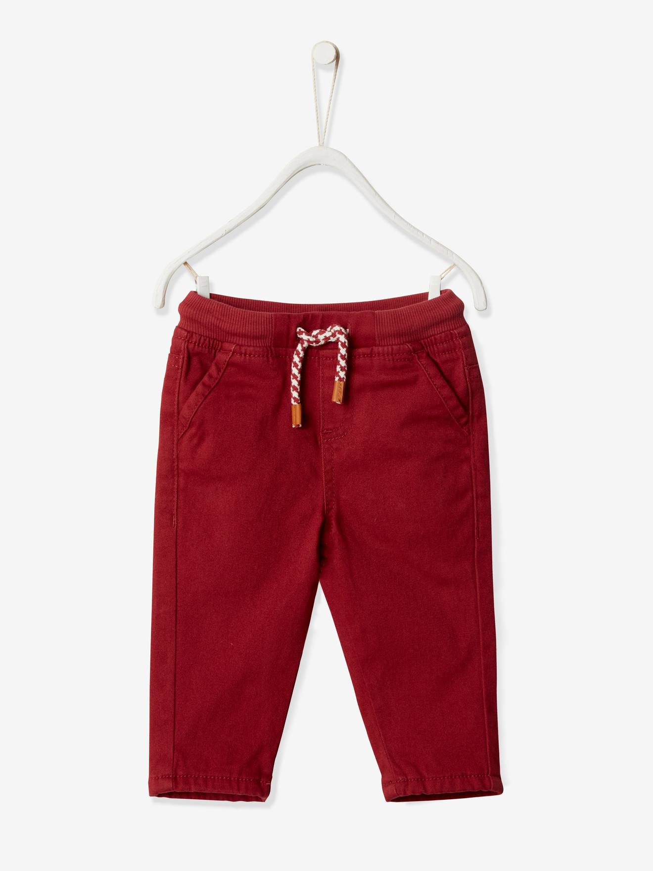 Pantalon 2024 rouge bebe