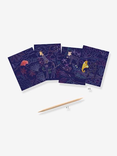 Cartes à gratter Nature luxuriante DJECO VIOLET 4 - vertbaudet enfant 