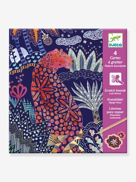 Cartes à gratter Nature luxuriante DJECO VIOLET 1 - vertbaudet enfant 