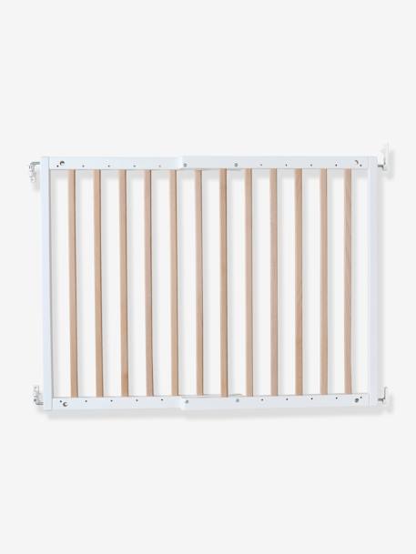 Barrière de sécurité enfant en bois naturel/blanc 2 - vertbaudet enfant 