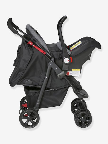 Combiné duo babycoque + poussette vertbaudet Primacity noir/gris 9 - vertbaudet enfant 