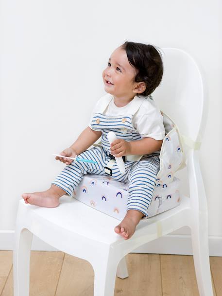 Rehausseur chaise Easy Up Blue Stripes - Made in Bébé