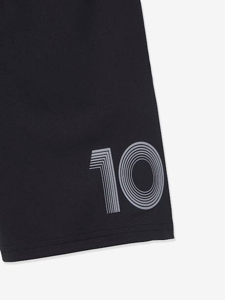 Short de sport garçon Numéro 10 en matière technique MARINE+noir 6 - vertbaudet enfant 