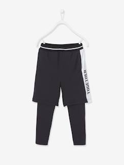 Legging bermuda de sport garçon effet 2 en 1  - vertbaudet enfant