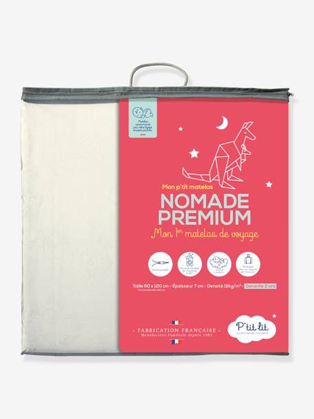 Matelas de Voyage pliant Premium BLANC 1 - vertbaudet enfant 