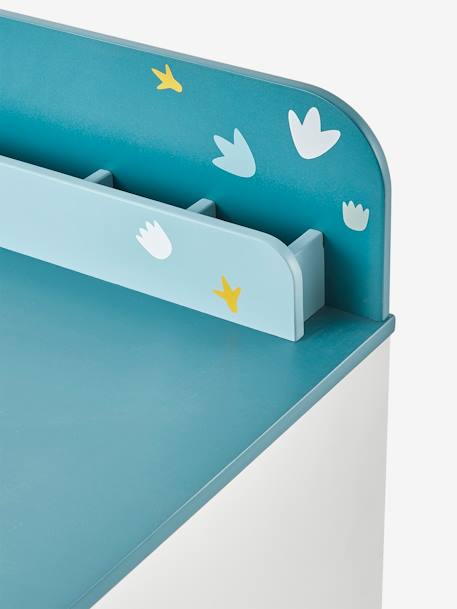 Bureau maternelle ROAAR BLANC MOYEN UNI AVEC DECOR 6 - vertbaudet enfant 