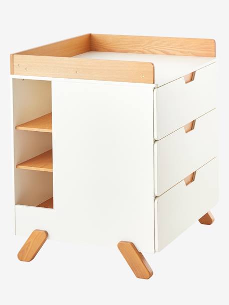 Commode à langer LIGNE PIROUETTE blanc - bois 3 - vertbaudet enfant 