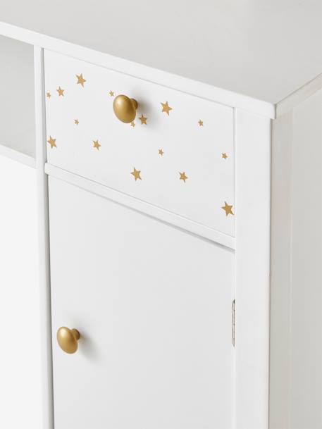 Bureau enfant MAKE A WISH BLANC CLAIR UNI AVEC DECOR 6 - vertbaudet enfant 