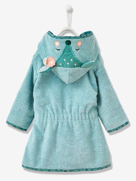 Peignoir bébé personnalisable Biche VERT 2 - vertbaudet enfant 