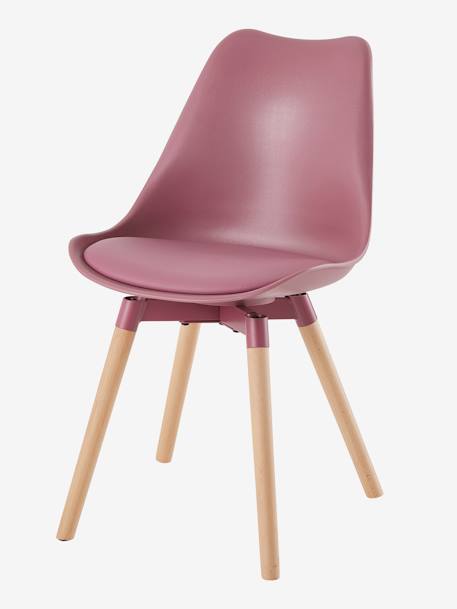 Chaise enfant Alix rose framboise+vert foncé 1 - vertbaudet enfant 