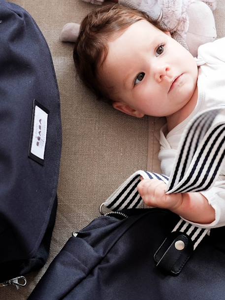 Sac à langer Genève II BEABA Bleu marine+Cherry Blossom+Gris chiné+Gris Tiny Clouds 3 - vertbaudet enfant 