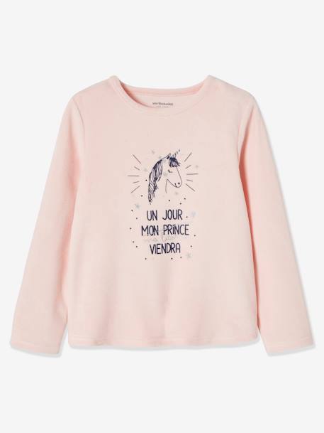 Lot de 2 pyjamas en velours fille licorne BASICS rose 2 - vertbaudet enfant 