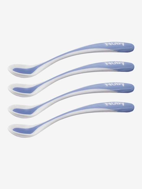 Lot de 4 cuillères bébé thermosensibles NUBY Aléatoire 5 - vertbaudet enfant 