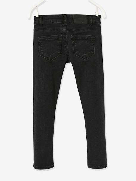 Jean slim MorphologiK 'waterless' fille tour de hanches LARGE denim black 5 - vertbaudet enfant 