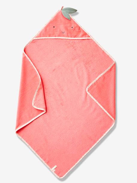 Cape de bain bébé Pommes d'amour rose 3 - vertbaudet enfant 