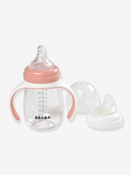 Biberon d'apprentissage 2 en 1 (210 ml) BEABA BLEU+ROSE+vert sauge 9 - vertbaudet enfant 