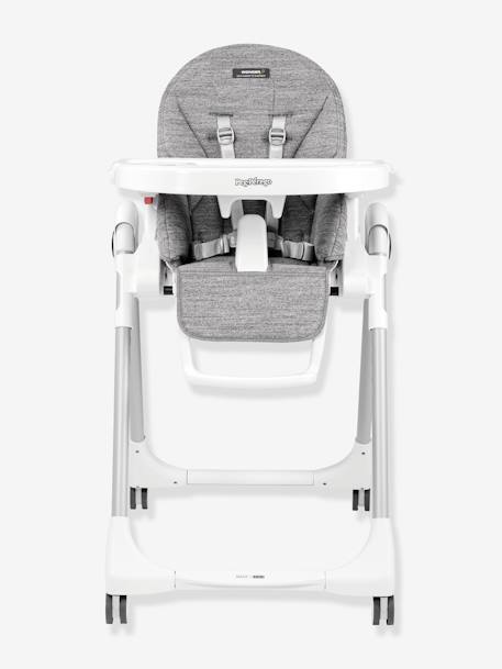 Chaise Prima Pappa Follow Me PEG PEREGO Gris/blanc (Wonder grey)+Hi-Tech Licorice+Mon amour 2 - vertbaudet enfant 