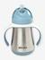 Tasse paille inox (250 ml) BEABA BLEU 1 - vertbaudet enfant 