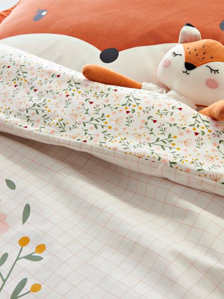 Housse de couette bébé FLEURETTES ECRU / MULTICO 5 - vertbaudet enfant 