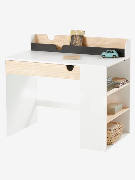 Bureau enfant School BLANC - BOIS 4 - vertbaudet enfant 