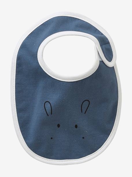 Lot de 5 bavoirs naissance animaux motif animaux 3 - vertbaudet enfant 