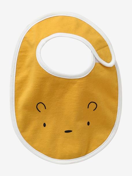 Lot de 5 bavoirs naissance animaux motif animaux 2 - vertbaudet enfant 